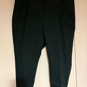 H&M Dark Green Ankle Pants